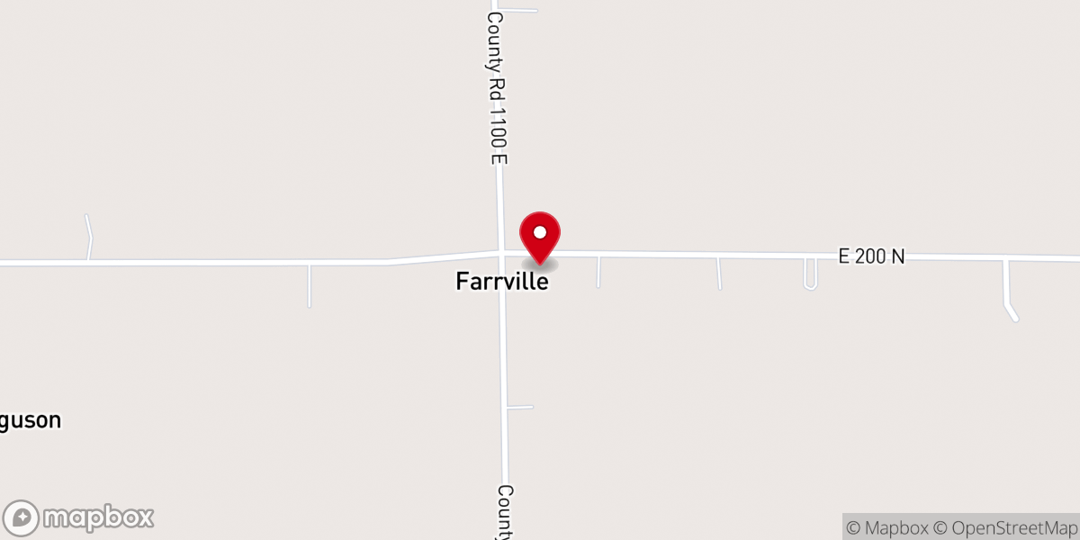 Map showing location of Farrville Community Church