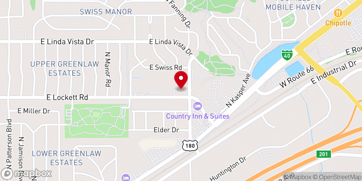 Map showing location of Ember Church