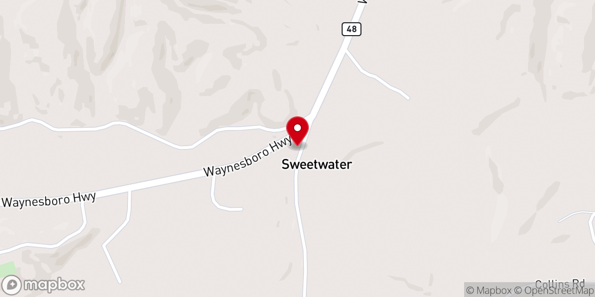 Map showing location of Haley Chapel