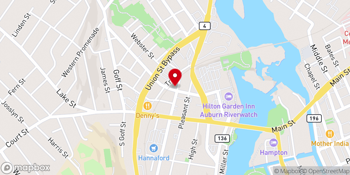 Map showing location of Salt & Light Community Center