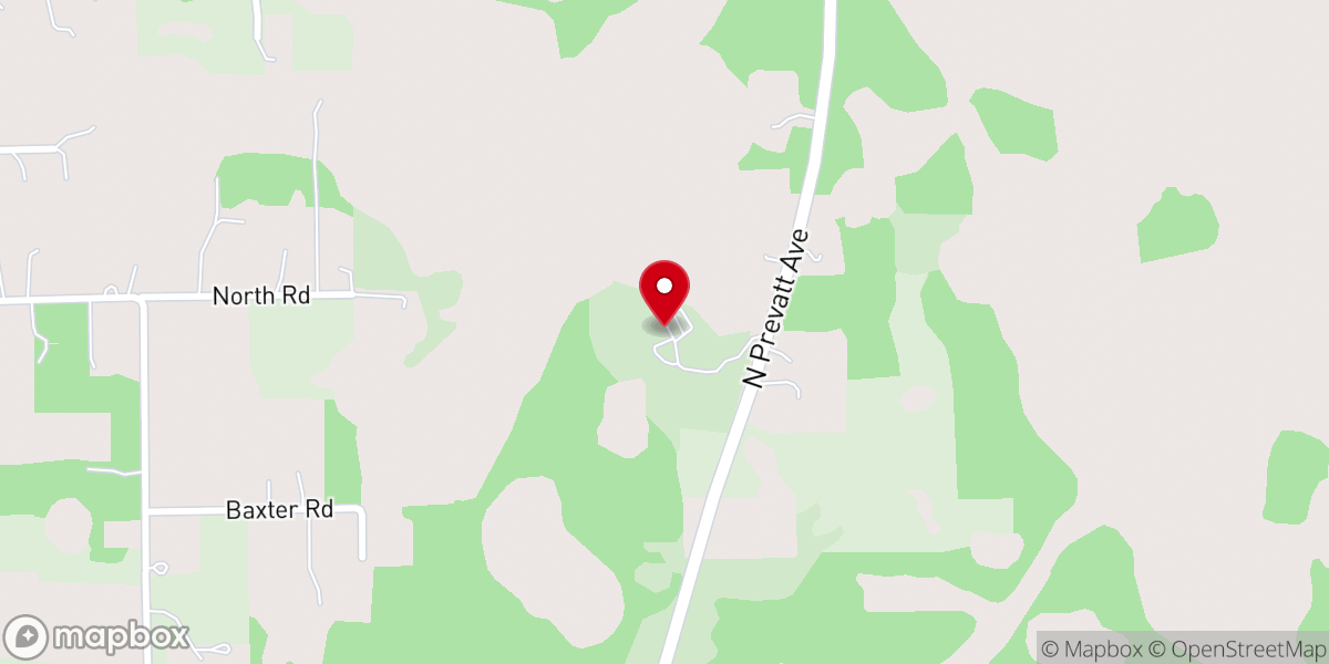 Map showing location of Granville Farms