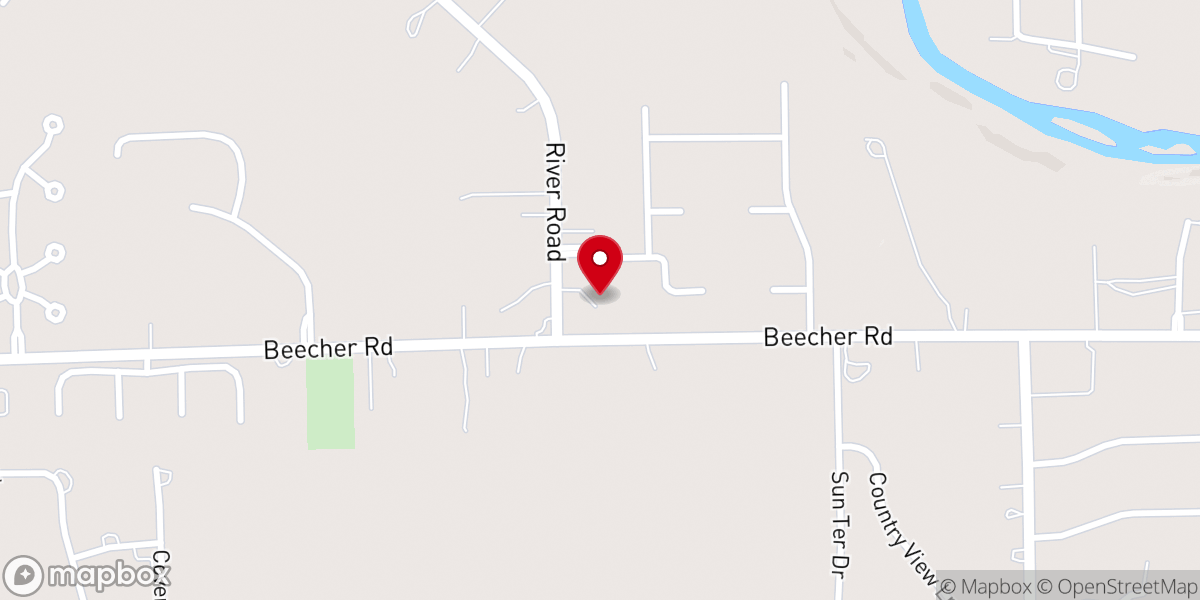 Map showing location of King of Glory Lutheran Church