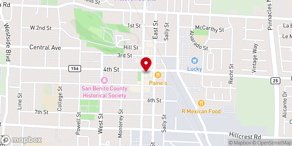 Map showing location of New Life Fellowship