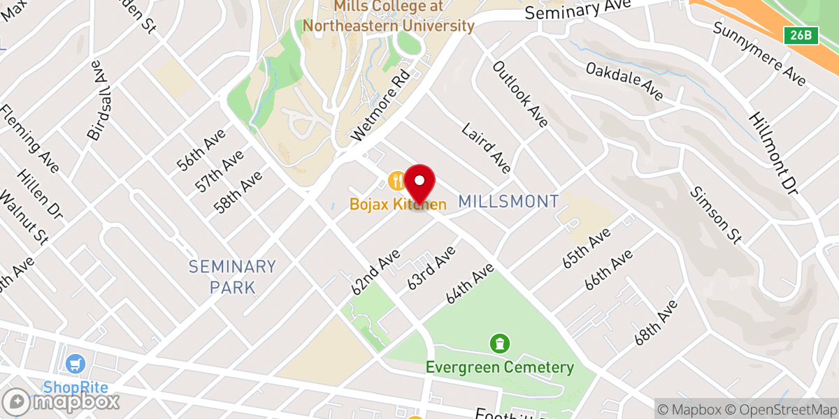 Map showing location of International Faith Center