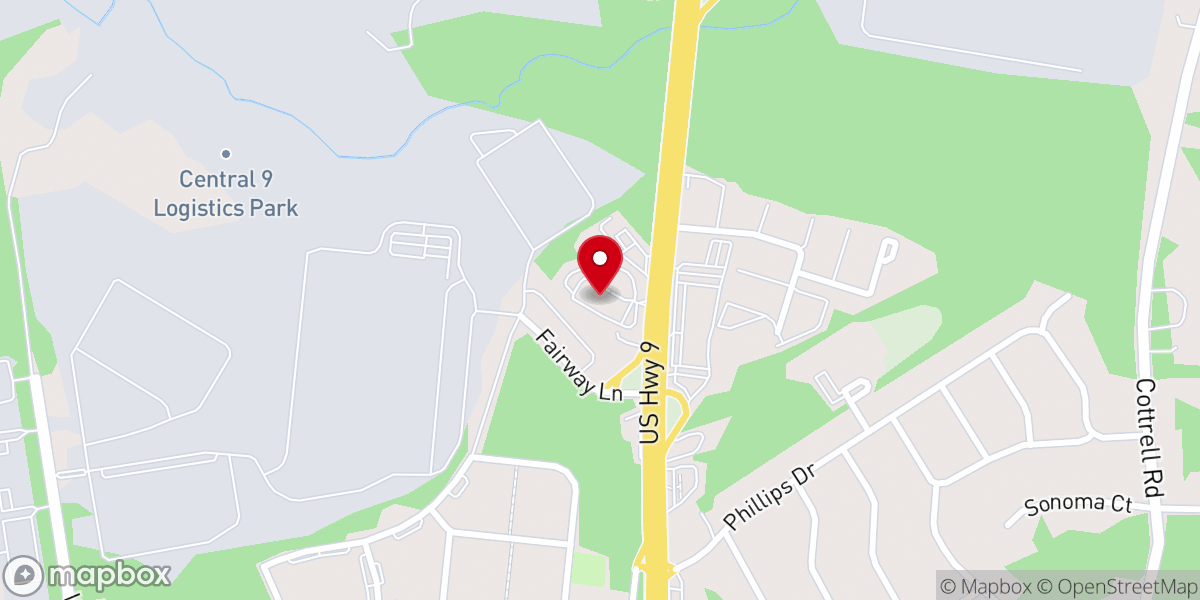Map showing location of iZion Christian Church