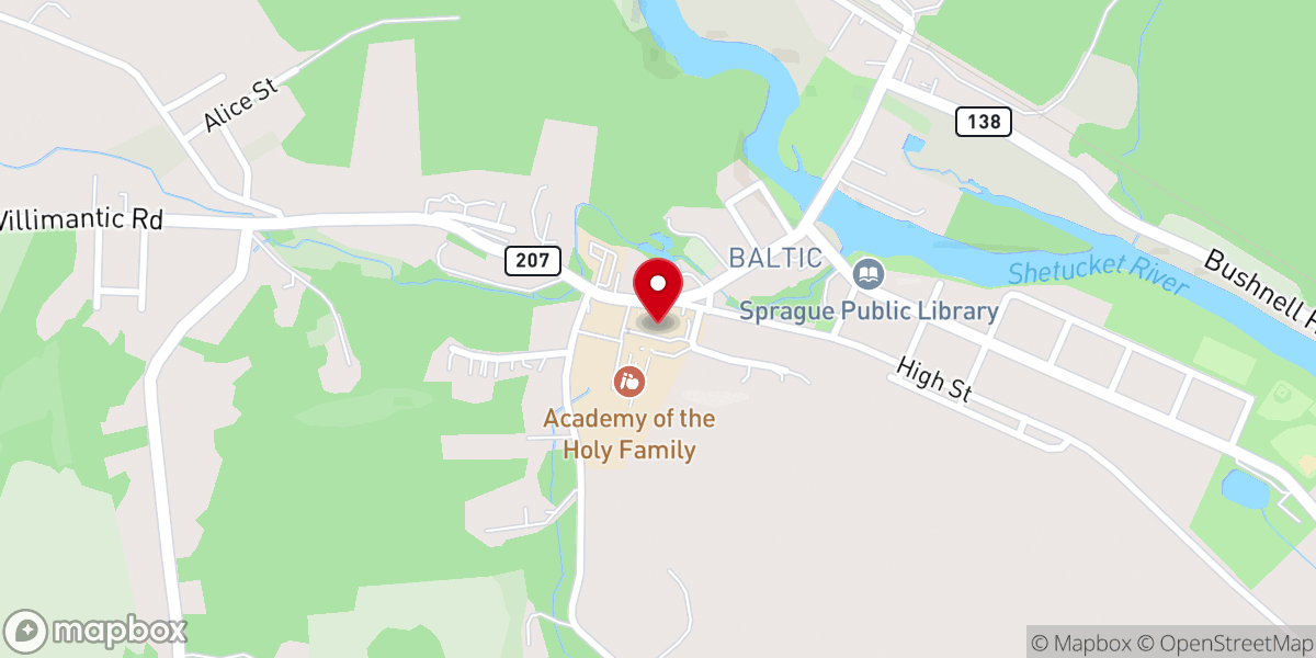 Map showing location of Sisters of Charity of Our Lady Mother of the Church