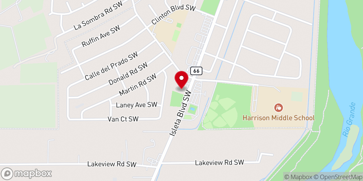 Map showing location of Iglesia Cristiana Restaurando Corazones Inc