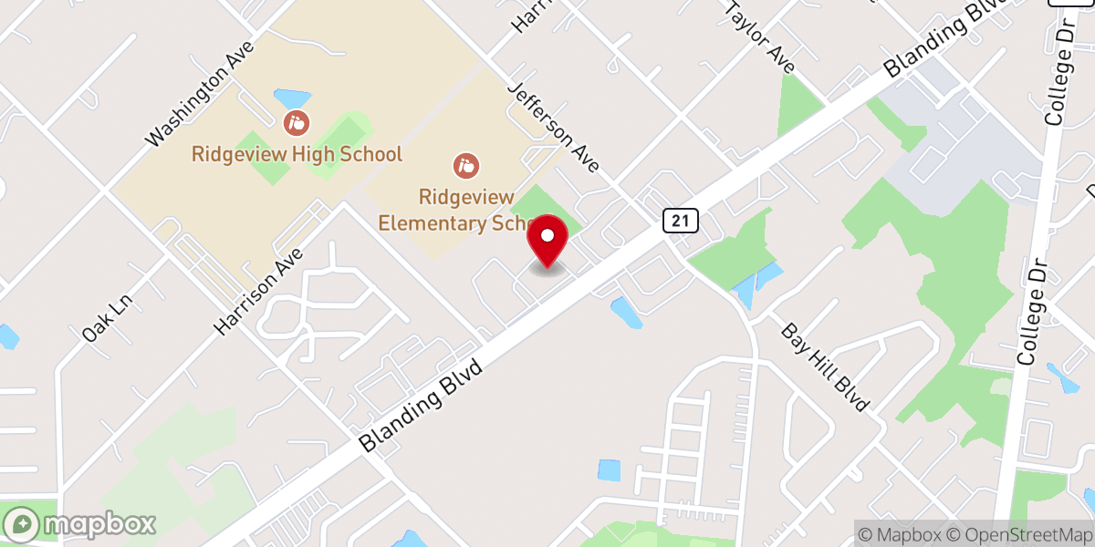 Map showing location of New Beginnings Christian Fellowship