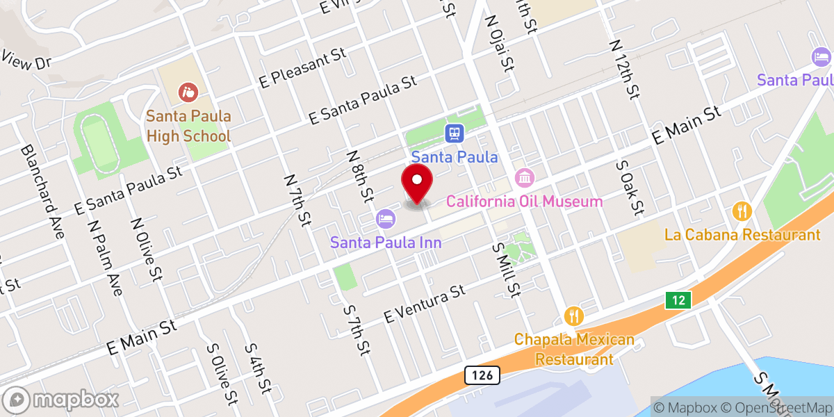 Map showing location of Fountain of Grace Apostolic Church
