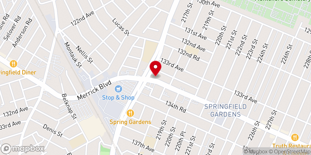 Map showing location of One Way Church of Christ - Food Distribution Center
