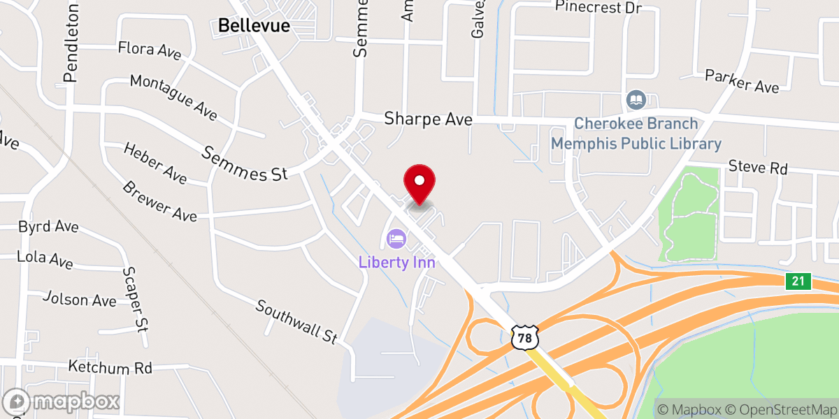 Map showing location of Iglesia Cristiana Pentecostes Camino al Cielo