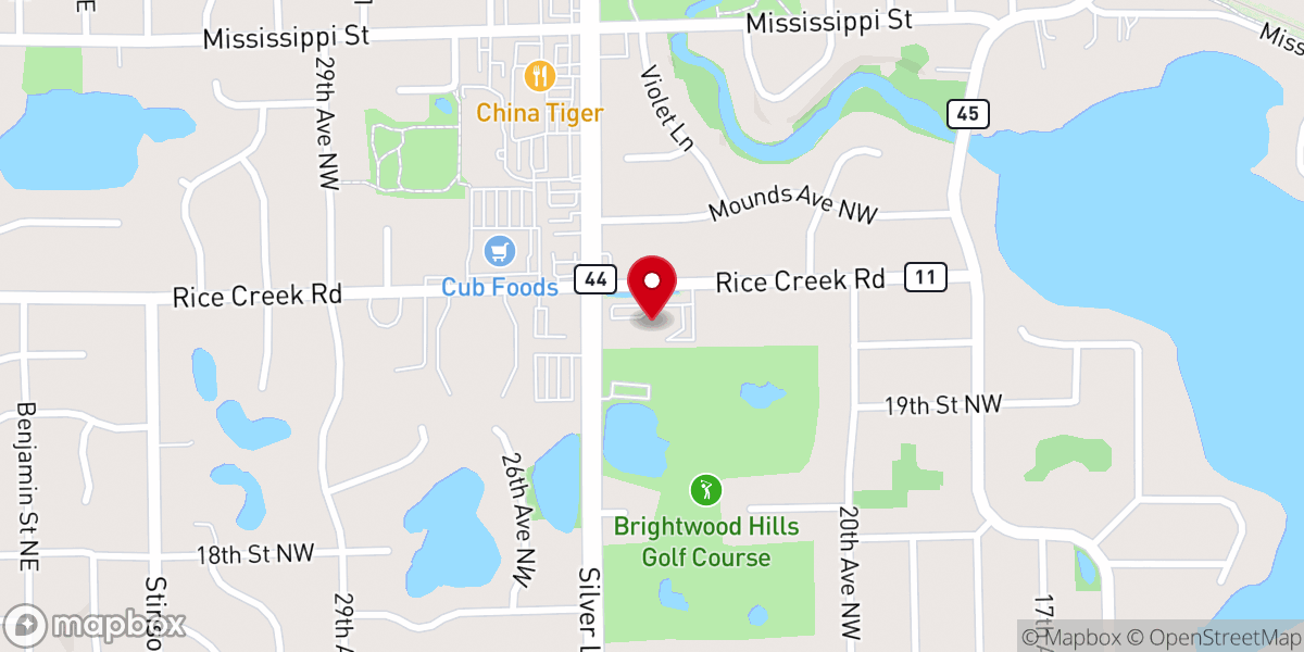 Map showing location of GracePoint Church