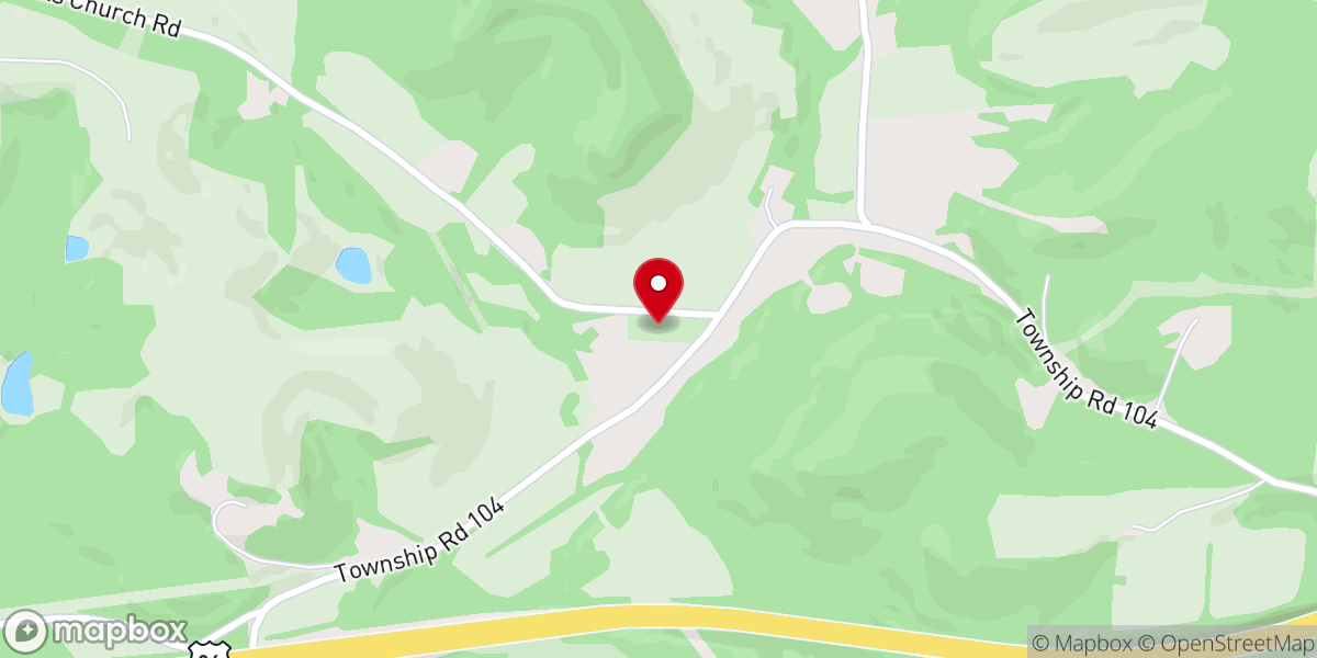 Map showing location of Everal Chapel