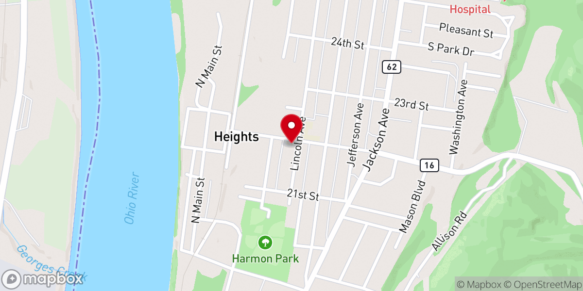 Map showing location of Church Of God Of Prophecy