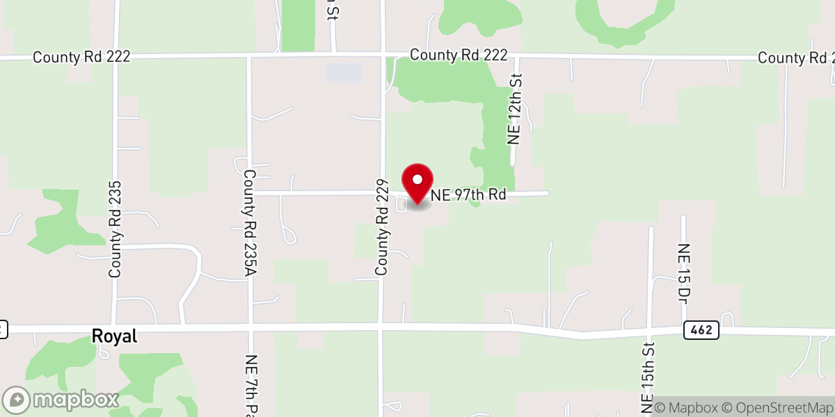Map showing location of New Life Center Ministry