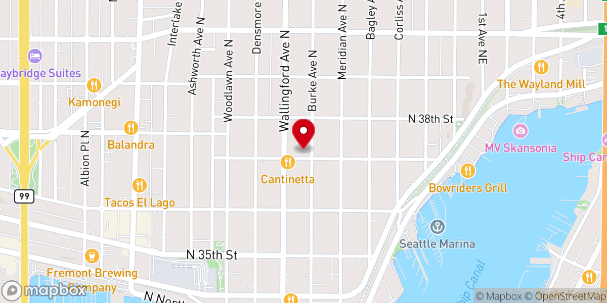 Map showing location of The Hallows Church
