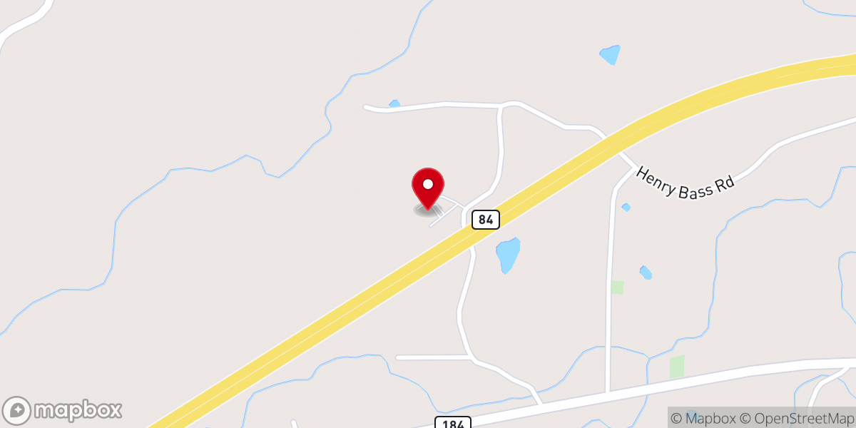 Map showing location of Monticello United Pentecostal Church