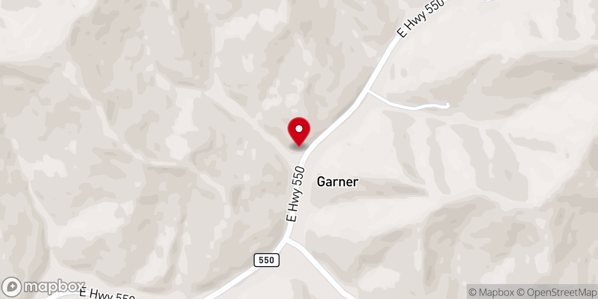 Map showing location of Ivy Point Old Regular Baptist Church