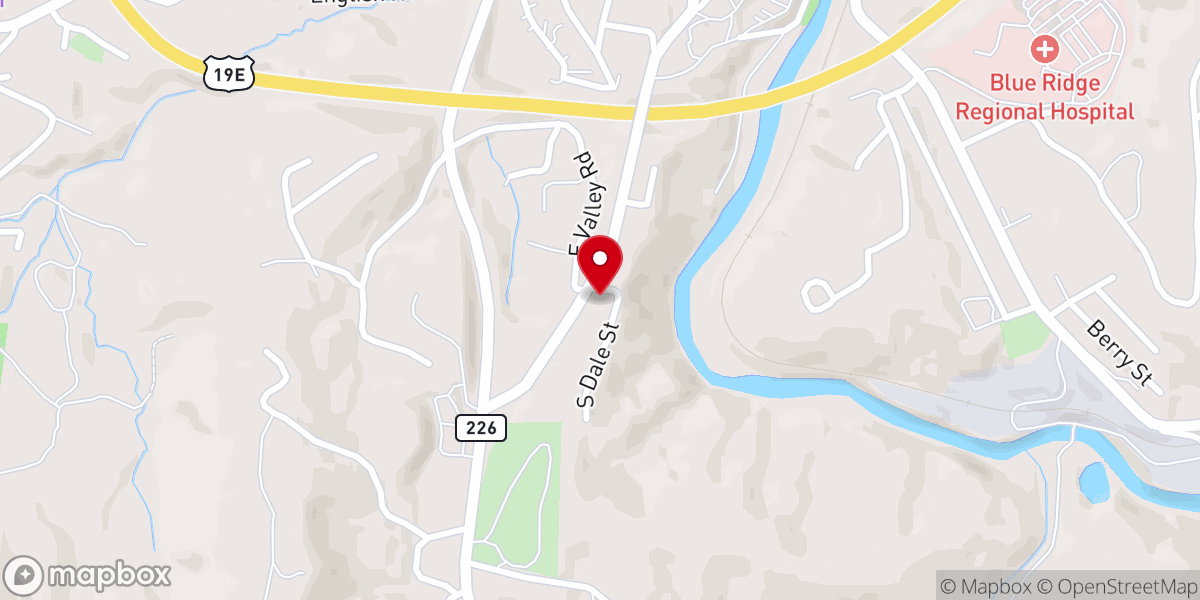 Map showing location of Saint Lucins Church