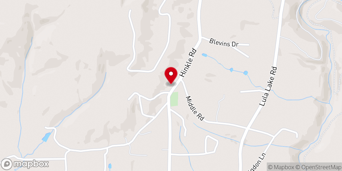 Map showing location of Payne's Chapel United Methodist