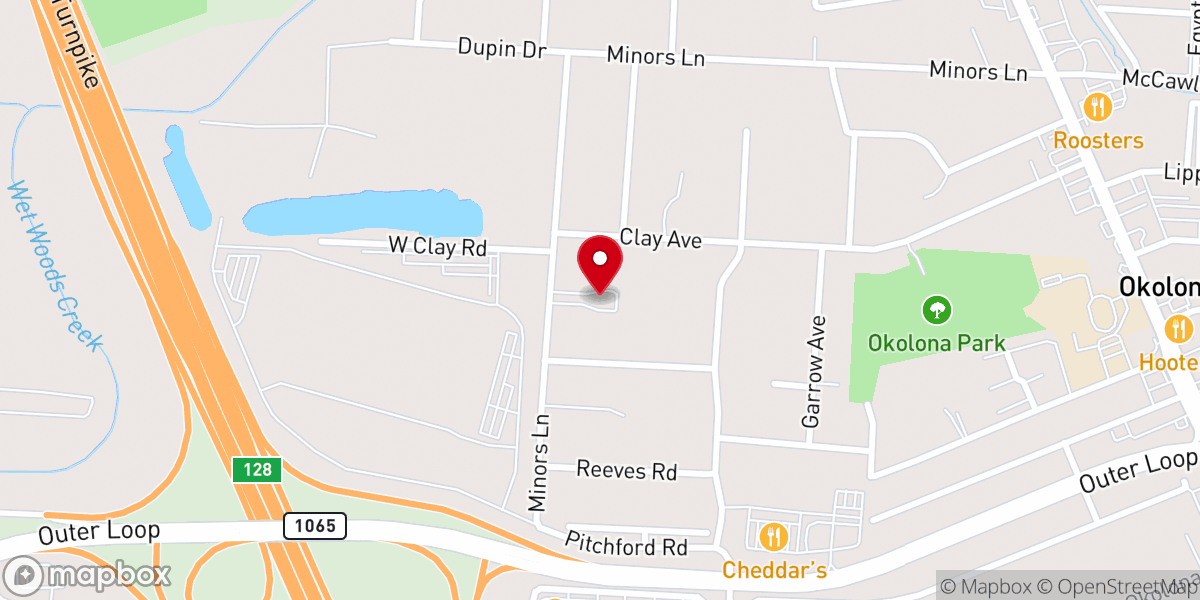Map showing location of Meadow Hill Church