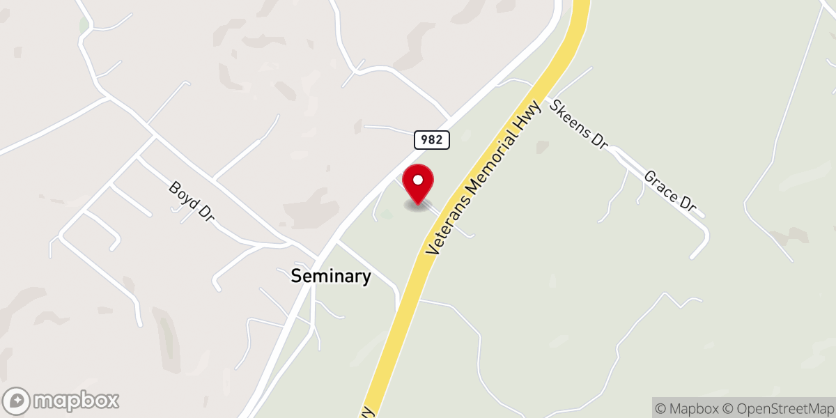 Map showing location of Big stone