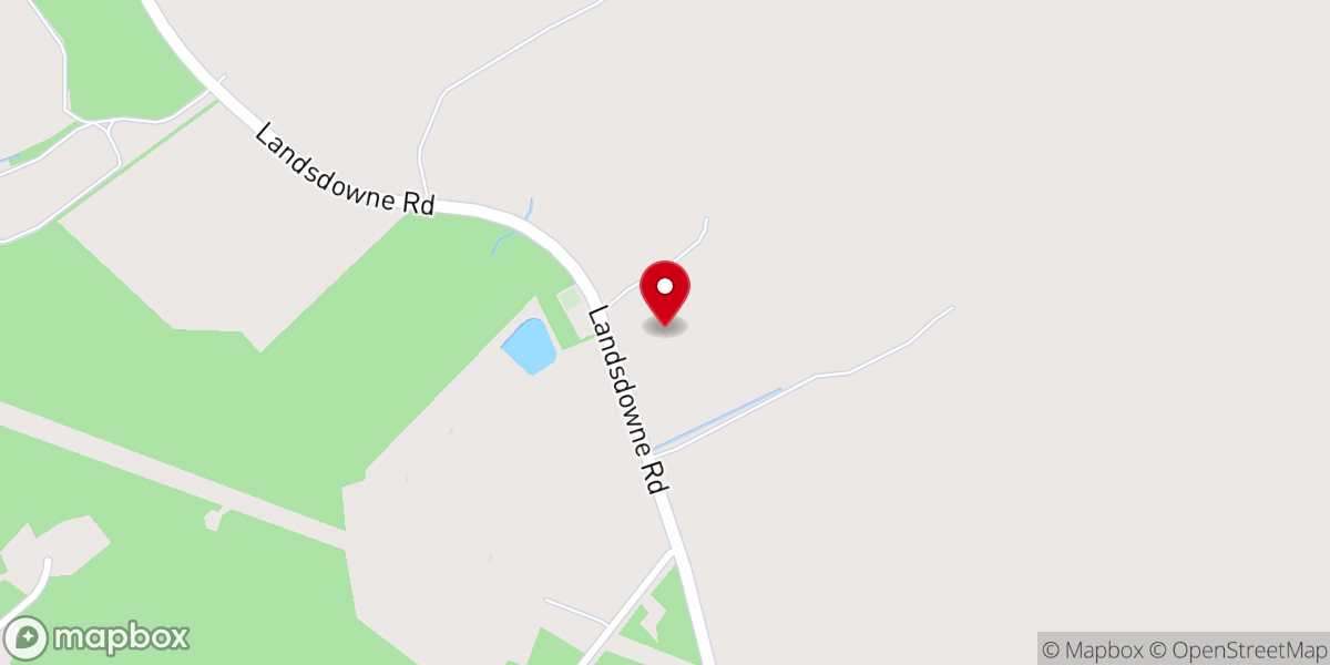 Map showing location of Walnut Grove Baptist Church