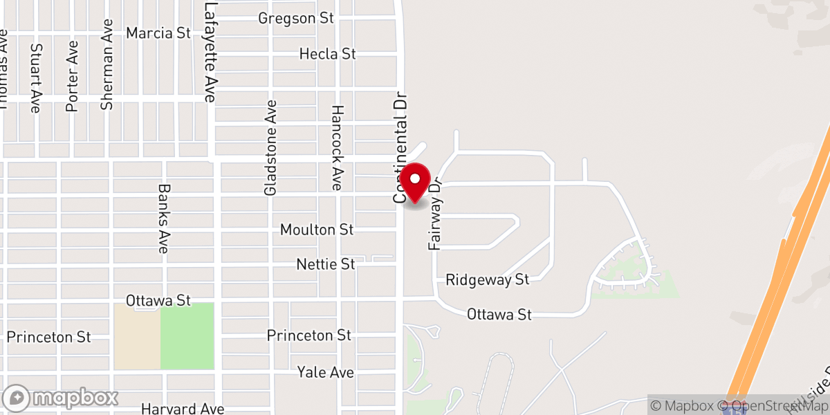 Map showing location of Holy Trinity Serbian Orthodox Church