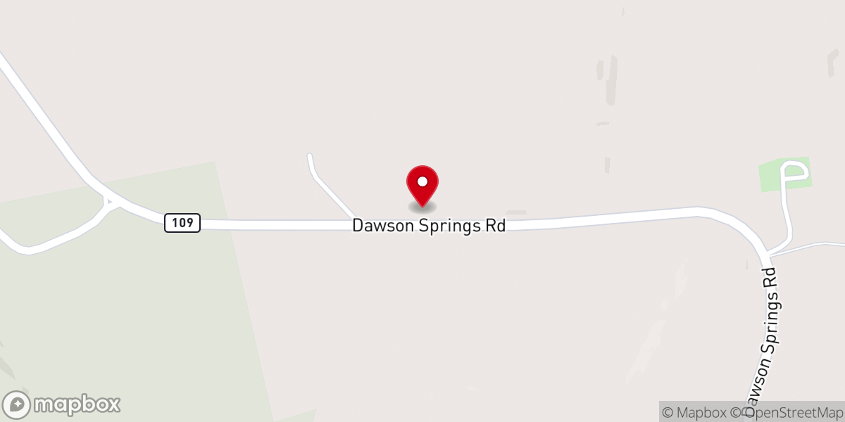 Map showing location of New Hope Church