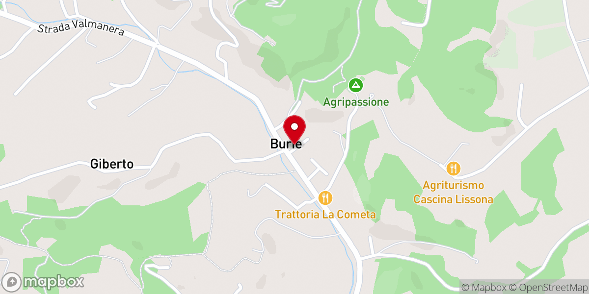 Map showing location of Cappella di Valmanera