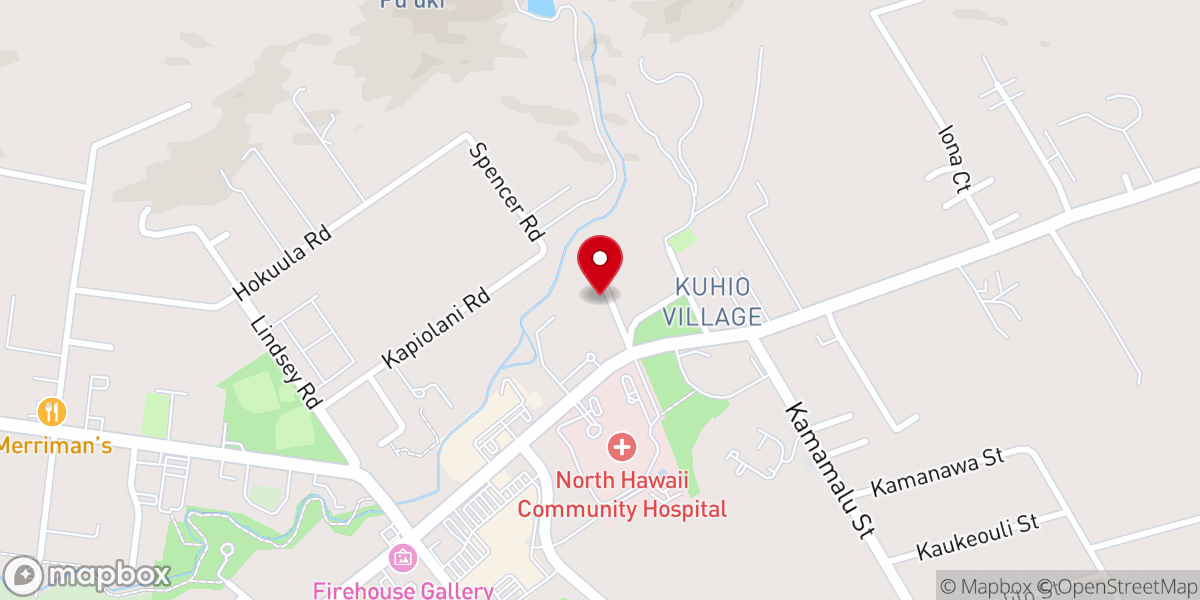 Map showing location of Calvary Hillside Church