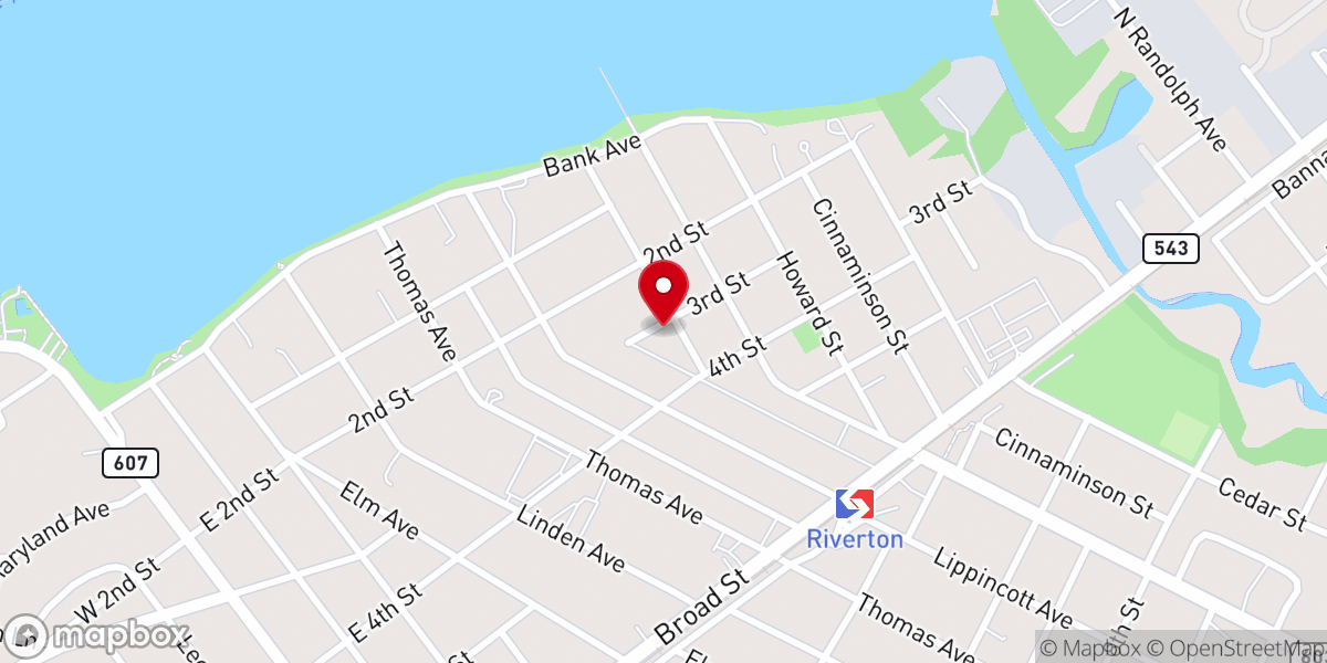 Map showing location of Mt Zion Ame Church
