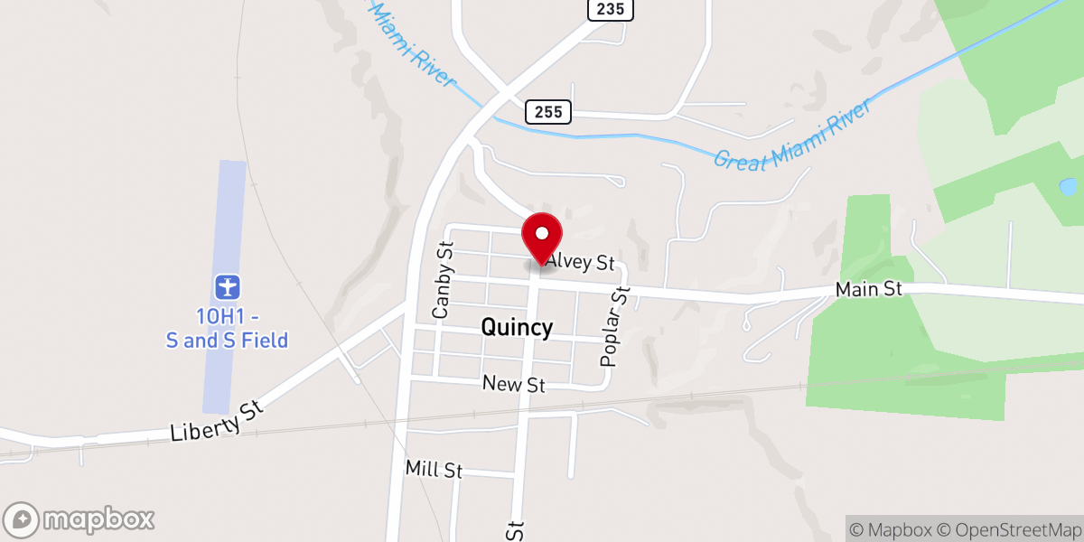 Map showing location of The Temple Of Quincy