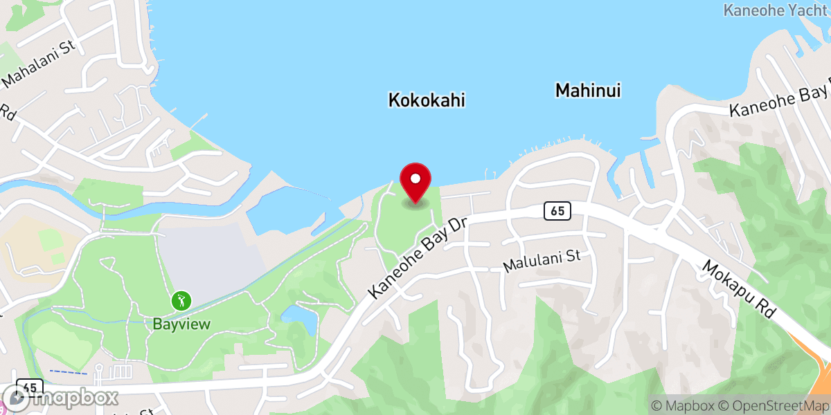 Map showing location of Sovereign Grace Church Kaneohe