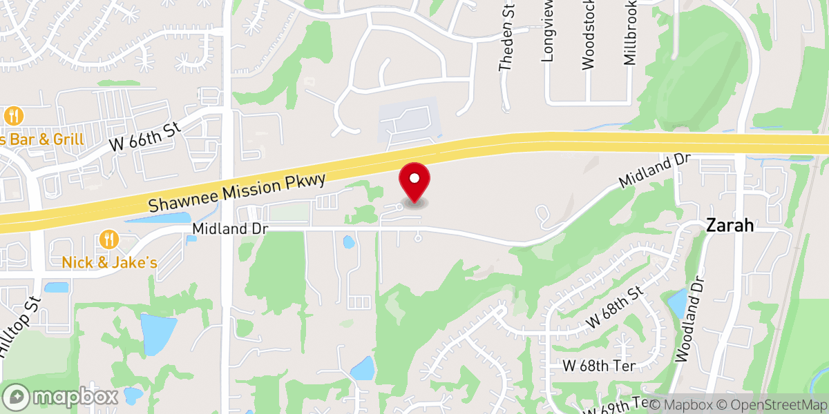 Map showing location of Trinity Lutheran Church Preschool