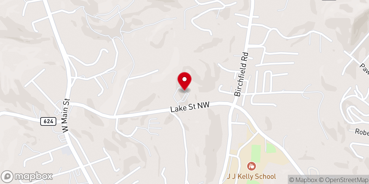 Map showing location of Lighthouse Family Worship Center