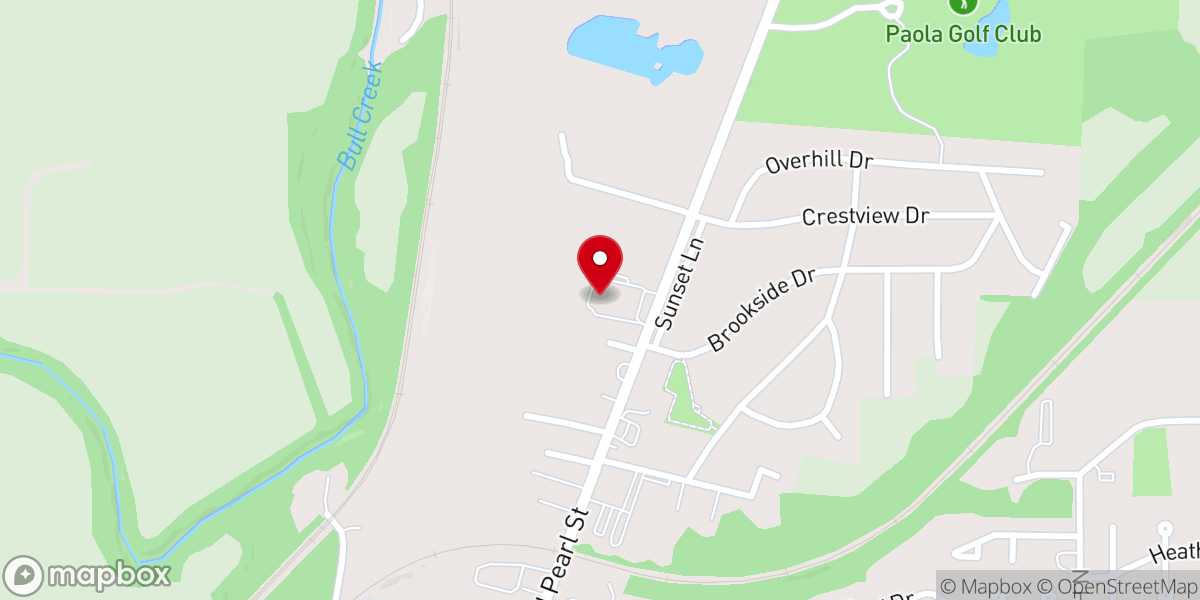 Map showing location of Cross Point Assembly of God - Food Distribution Center