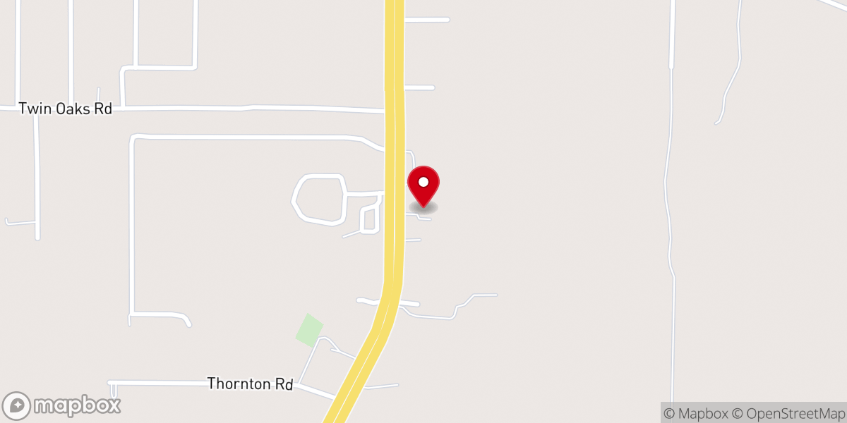 Map showing location of North Desoto church of Christ