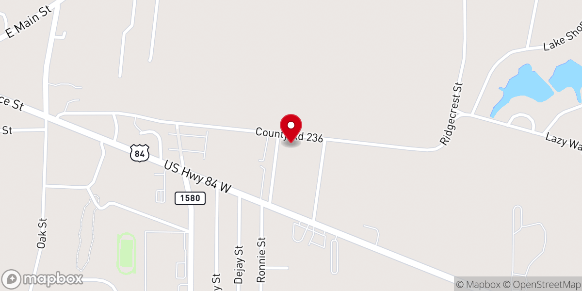 Map showing location of Fairfield Christian Center
