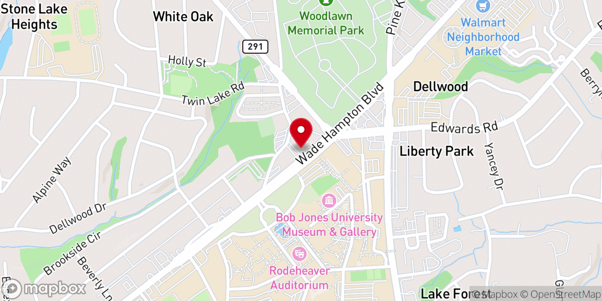 Map showing location of Dave Walton Evangelistic Association Inc