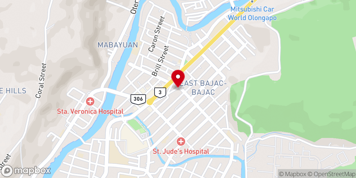 Map showing location of Jesus Christ To God Be The Glory - Olongapo Satellite