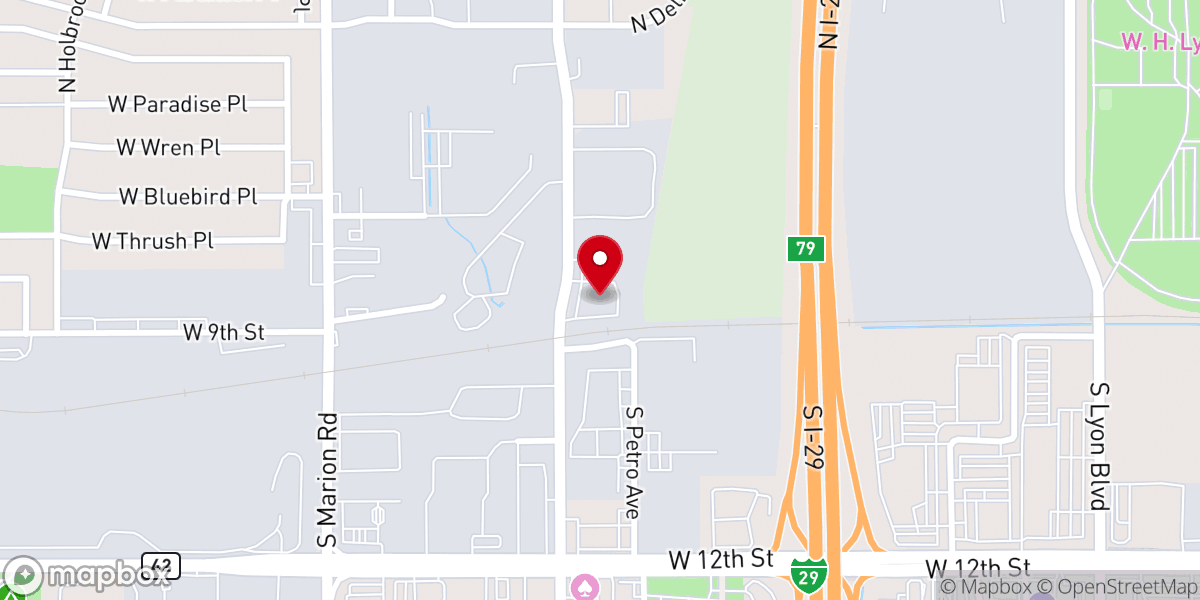 Map showing location of Embrace Church - Westside Campus