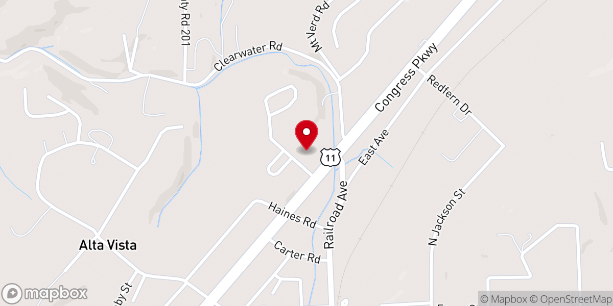 Map showing location of Christ Community Church-Athens