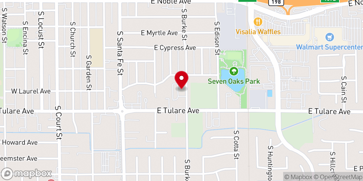 Map showing location of Elevate Church