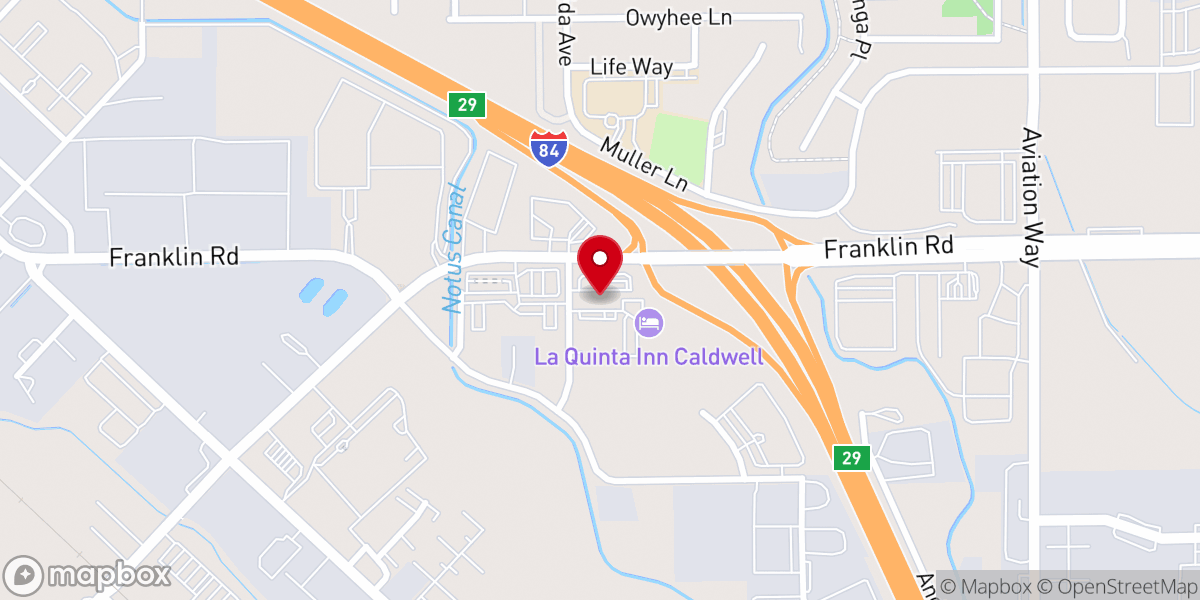 Map showing location of The Center Church
