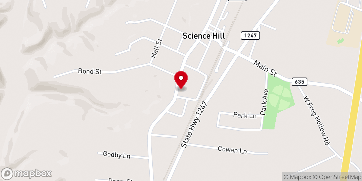 Map showing location of Science Hill Church Of The Nazarene