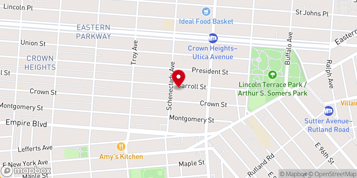 Map showing location of Project 120 Mos Inc