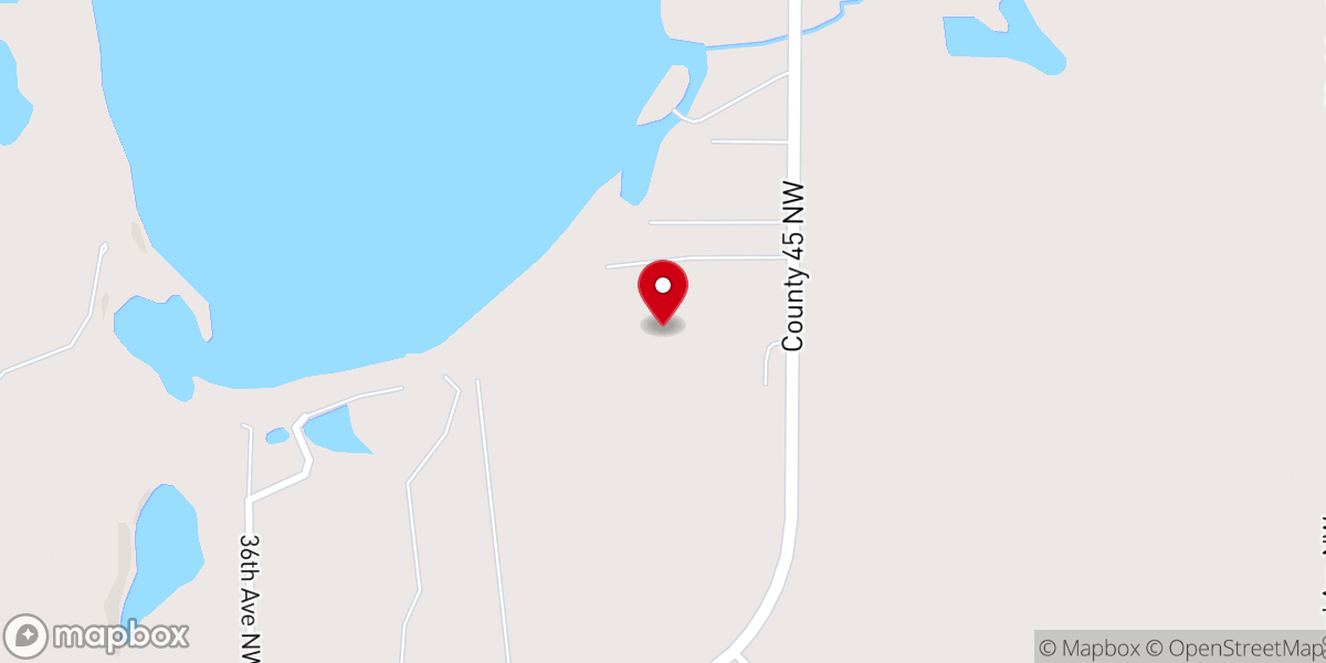 Map showing location of Spirit In the Pines Camp