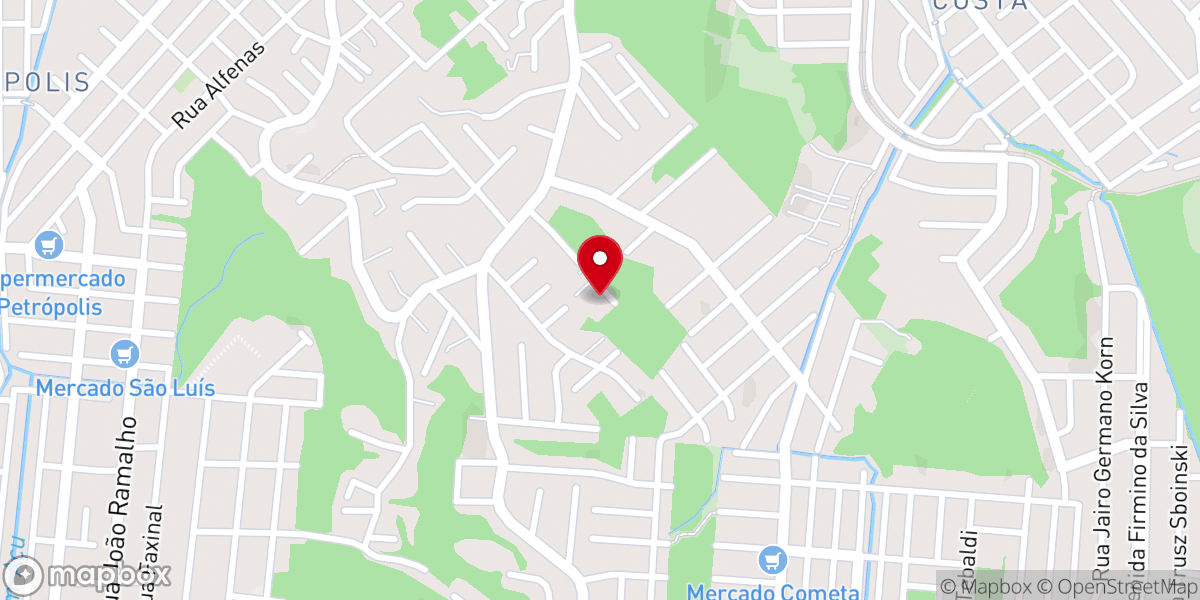Map showing location of Paróquia São Paulo Apóstolo