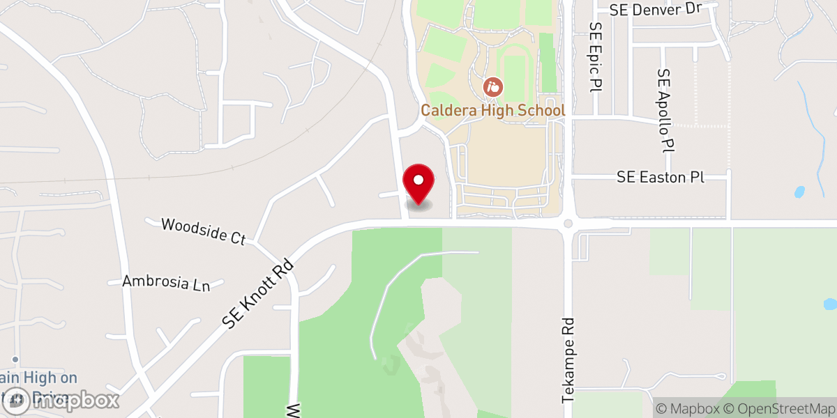 Map showing location of Nativity Lutheran Church